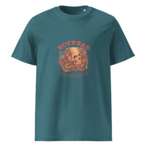 unisex organic ribbed neck t shirt